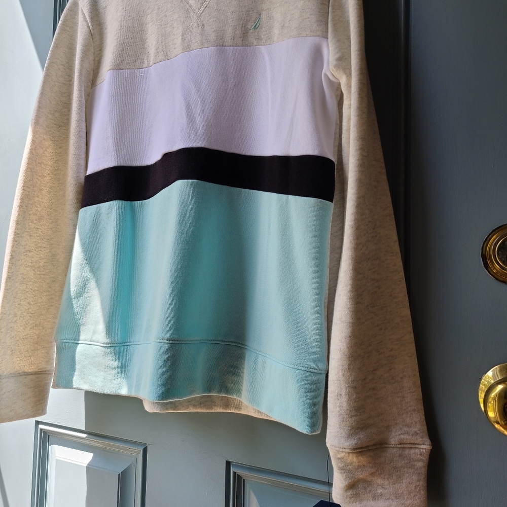 NWT Nautica crew neck sweatshirt lightweight - Picture 2 of 7